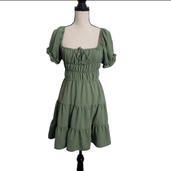LIBERTY LOVE WOMEN'S DREES SZ 3XL Elegant Green Dress - Picture 1 of 11
